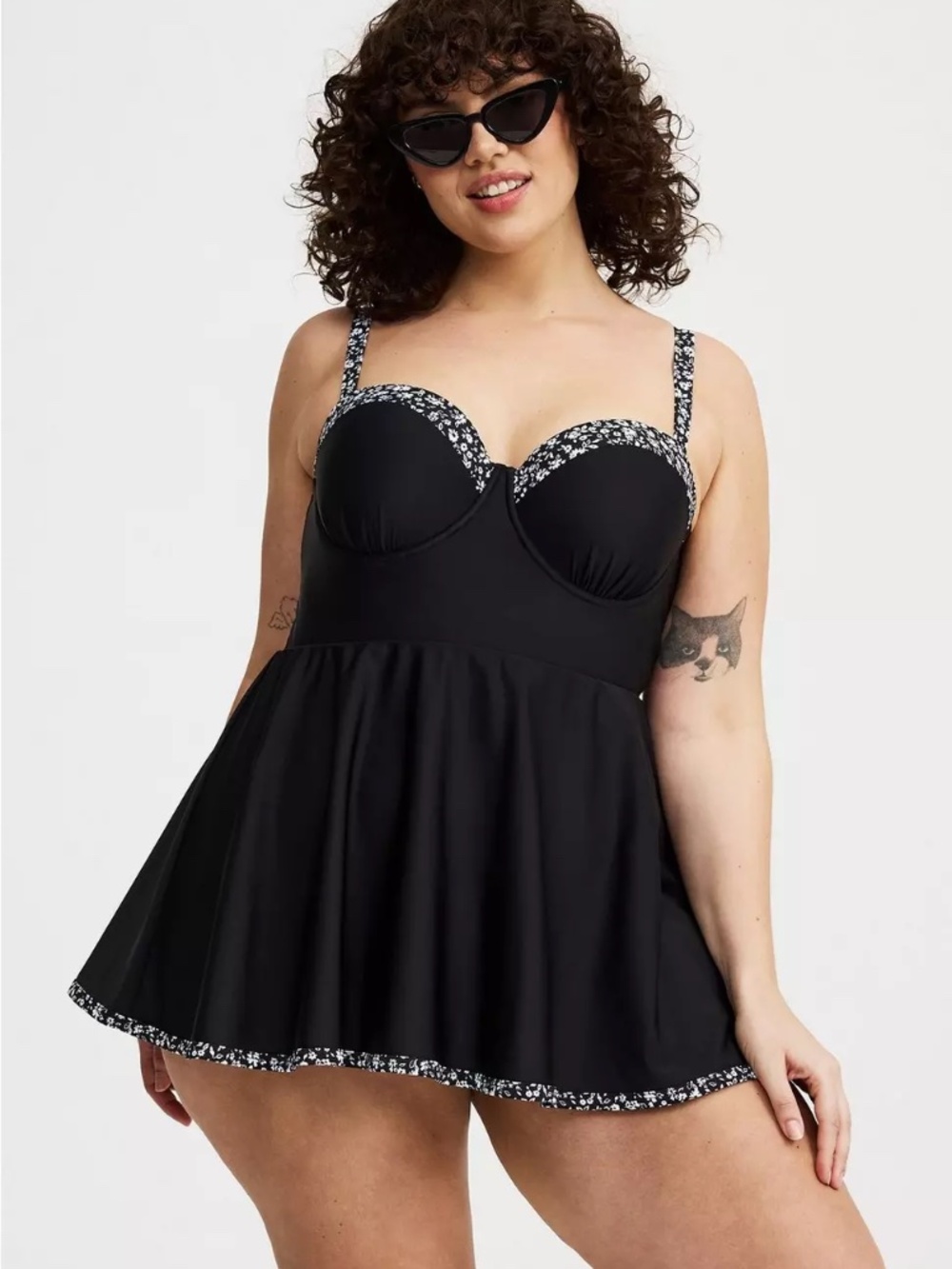NWT Torrid Underwire Swim Dress size 4DD/F